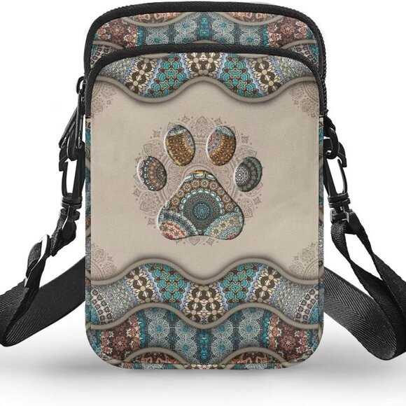 Artistic Mandala Crossbody Bag - Picture 1 of 6